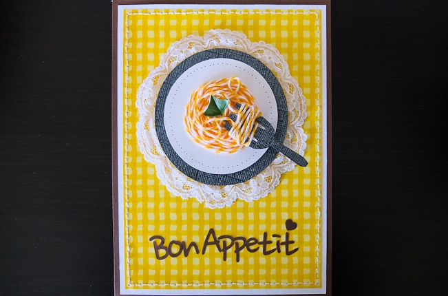 Bon Appetit – Spaghetti Card