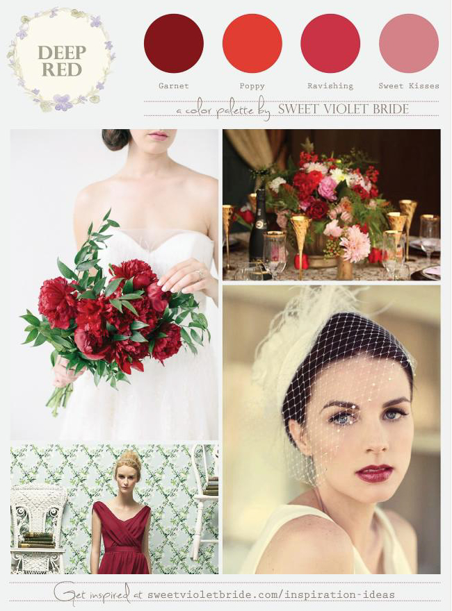 red color combination inspiration