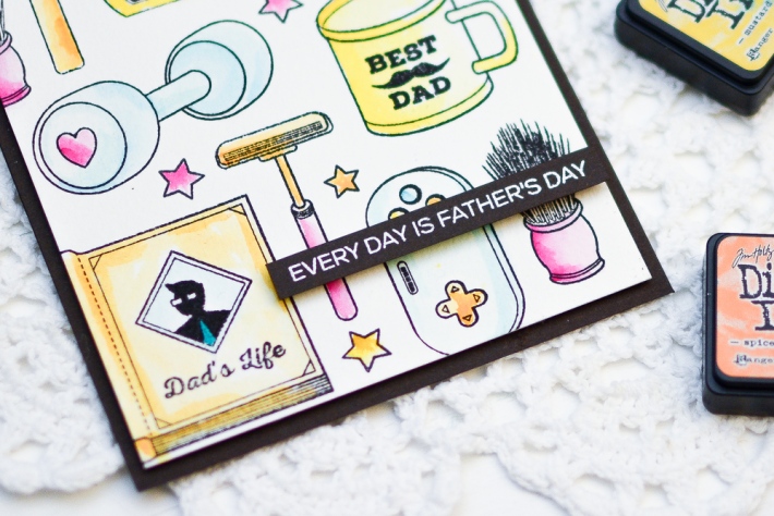 Distress Ink Watercoloring_Altenew_FathersDayCard